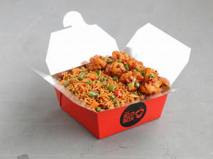 Dragon Cauliflower With Veg Schezwan Fried Rice