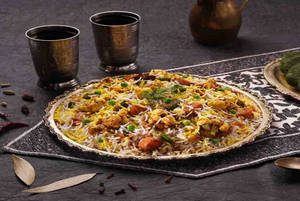 Veg Biryani With Raita