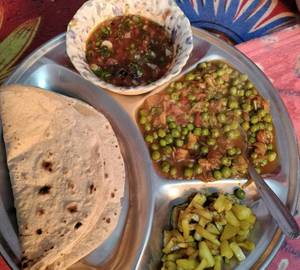 Bihar Matar Ghugni Thali