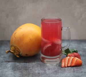 Tender Coconut Strawberry Juice [750 Ml]