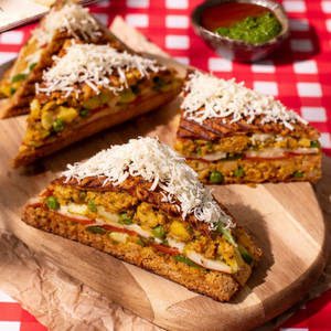Masala Cheese Grilled Sandwich