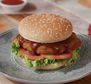 Veggie Schezwan Burger