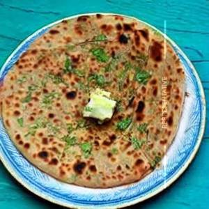 Stuffed Parantha Onion