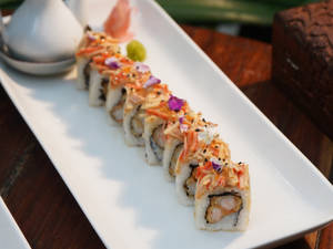 Pink Crab Sushi