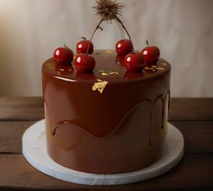 Mini Dark Chocolate Eggless Cake 250gm