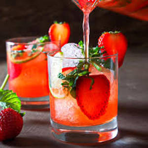 Strawberry moctail