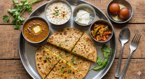 Diljit (dil-luminati) Parantha Thali