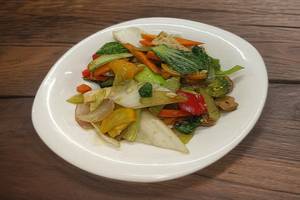 Veg Stir Fried Asian Veggies Salad
