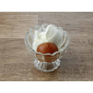 Gulab Jamun (1 Pc) With Ice Cream