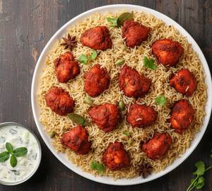 Chicken fry piece pulao