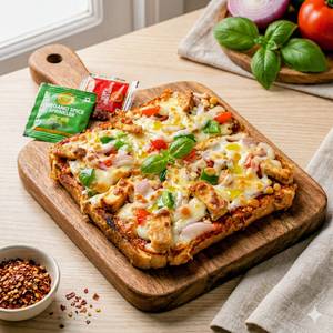 Paneer Bread Pizza