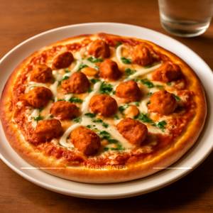 Butter Chicken Pizza