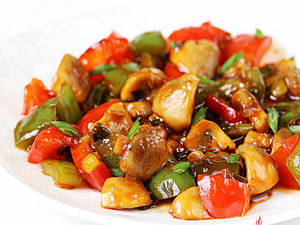 Mushroom Chilly Dry/wet
