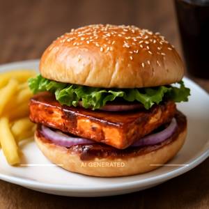 Bbq Paneer Burger