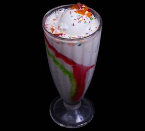 Vanilla ice cream milk shake