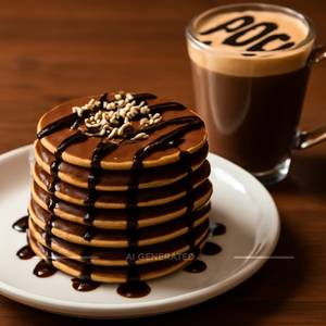 Coffee Mocha Pancakes (8 Pcs)