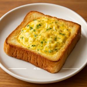 Egg bread omelette