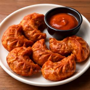 Chicken peri peri fried momos