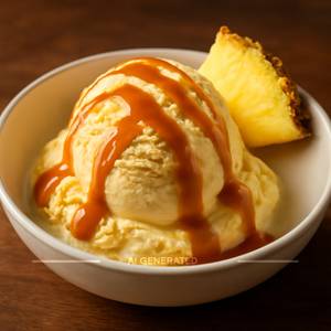 Pineapple Caramel Ice Cream