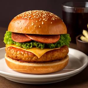 Chicken Salami Burger