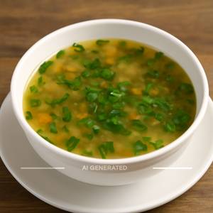 Veg lemon coriander soup a