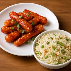 Baby Corn Fried Rice (Jain)