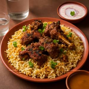 Mutton Fry Biryani (Pack of 4)???                                         