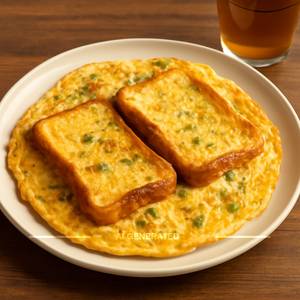 Double Egg Bread Omelette