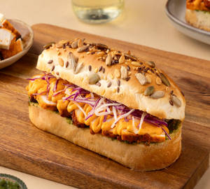 Peri Peri Paneer Tikka Roll