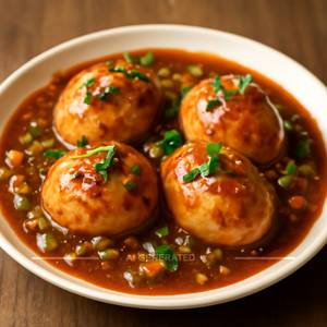 Egg manchurian