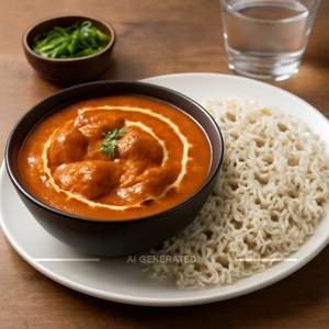 Butter Chicken With Jeera Rice