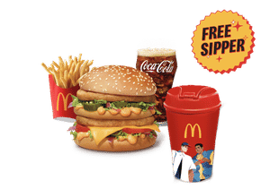 Maharaja Mac Chicken Burger Sipper Meal