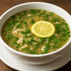 Chicken Lemon and Coriander Soup