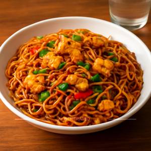 Egg Munchurian Noodles