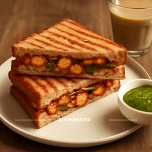 Paneer toast sandwich