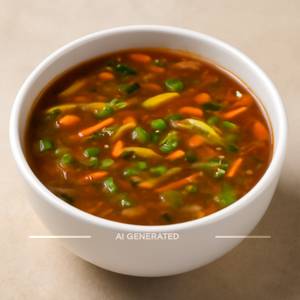 Veg Hot & Sour Soup (250 ml)