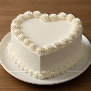 Vanilla Heart Shape 1kg