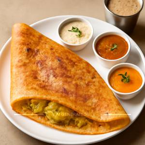 Ghee Masala Onion Dosa