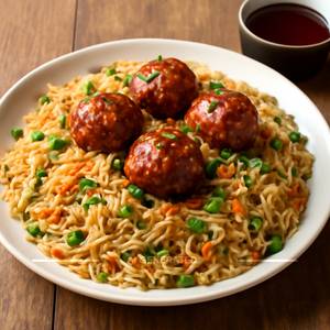 Veg manchuria fried rice