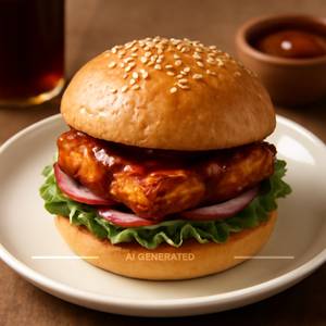 Bbq Paneer Burger