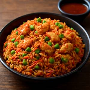 Chicken fried rice schezwan                                     
