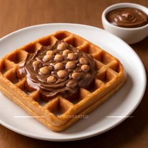 Hazelnut waffle