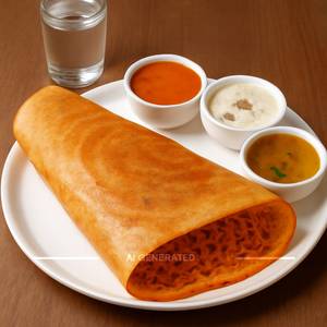 Schezwan plain dosa