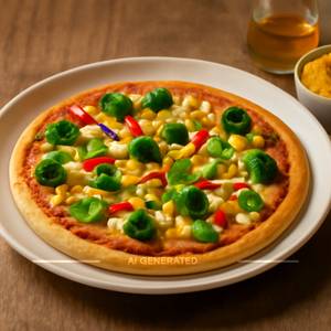 Mixed Veg Jain Pizza 8 inch
