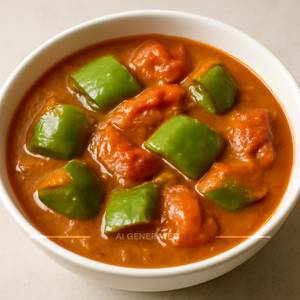 Capsicum Tomato curry