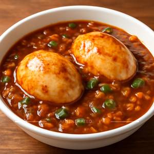 Double Egg Manchurian