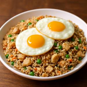 Double Egg Chicken Fried Rice