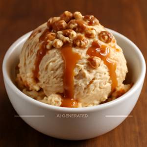 Caramel Nuts Ice Cream