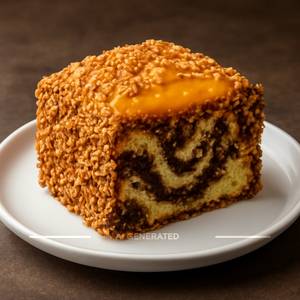 Marble Crunch Cake