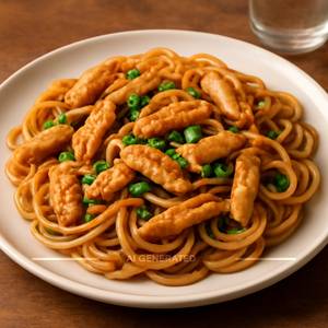 Garlic Chicken Noodles